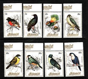 Aitutaki-Sc#323//331-eight unused NH Birds-1984-