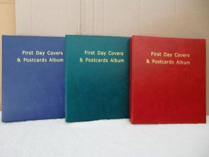 **New 100 First Day Covers & Postcards Album (Blue) Great for Your collections.