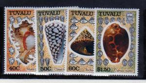 Tuvalu Scott 562-565 MNH! Sea Shells!