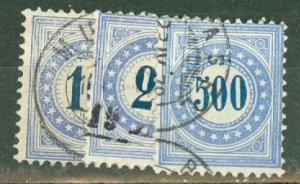 QI: Switzerland J1,2,3a,4a,5a,6,7c,8a,9-11 used CV $167.25; scan shows only a...