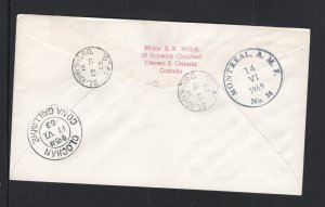 Canada 1969 50th anniversary flight cover #A-6936 St. John's-Clifden  (cover 4) 