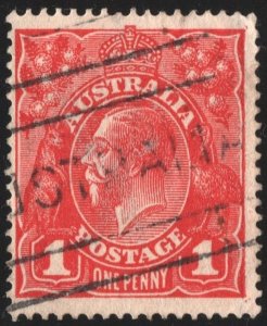 Australia SC#21 1d King George V (1914) Used