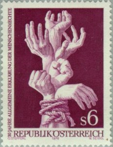 Austria 1978 MNH Stamps Scott 1099 Universal Declaration of Human Rights