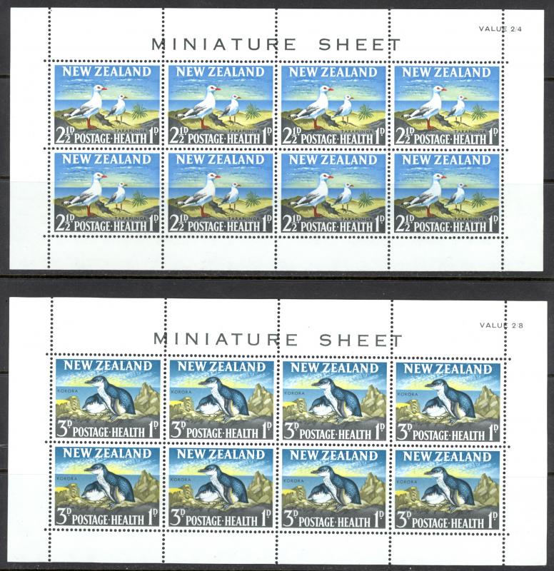 New Zealand Sc# B67a-B68a MH 1964 Sea Birds