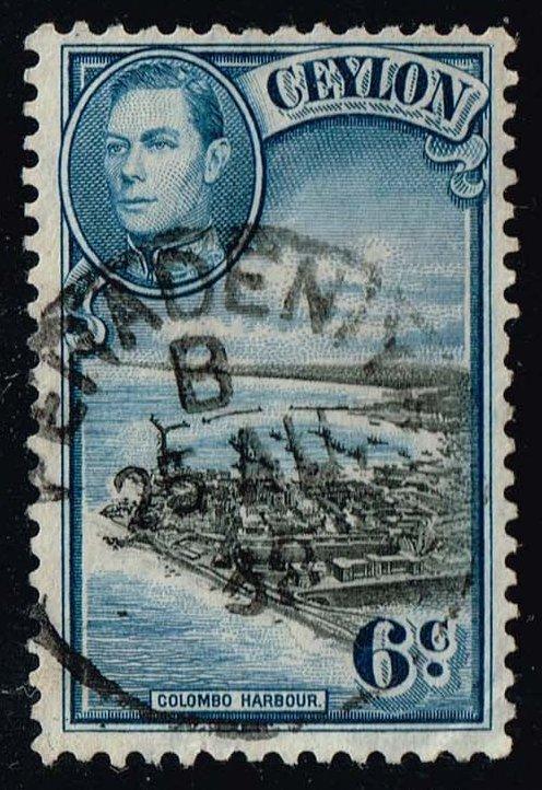 Ceylon #280 Colombo Harbor; Used (0.25)