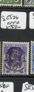 BURMA JAPANESE OCCUPATION  (P3112B)  SG J 26   3P   MNH 