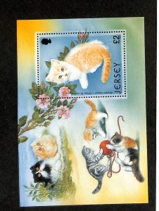 Jersey, Postage Stamp, #1055 Mint NH,  2002 Kittens, Cat