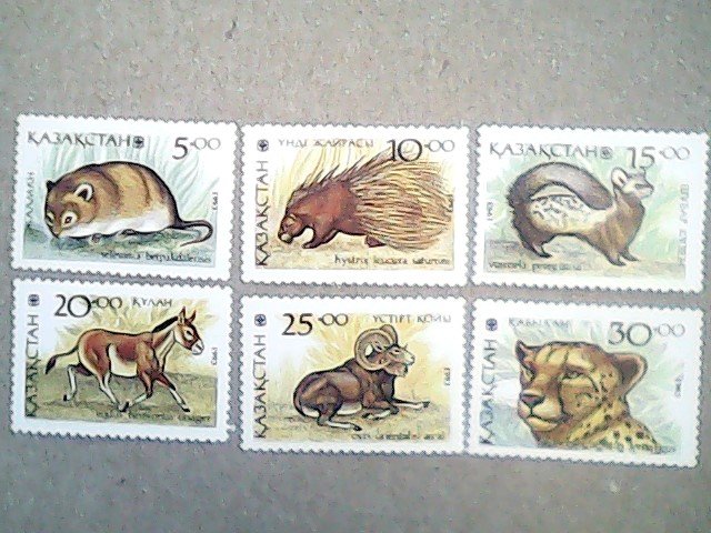 1993  Kazakhstan  #41 - #46  MNH  set of six stamps