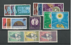 Libya, Postage Stamp, #237-251 Mint Hinged, 1963-64 (p)