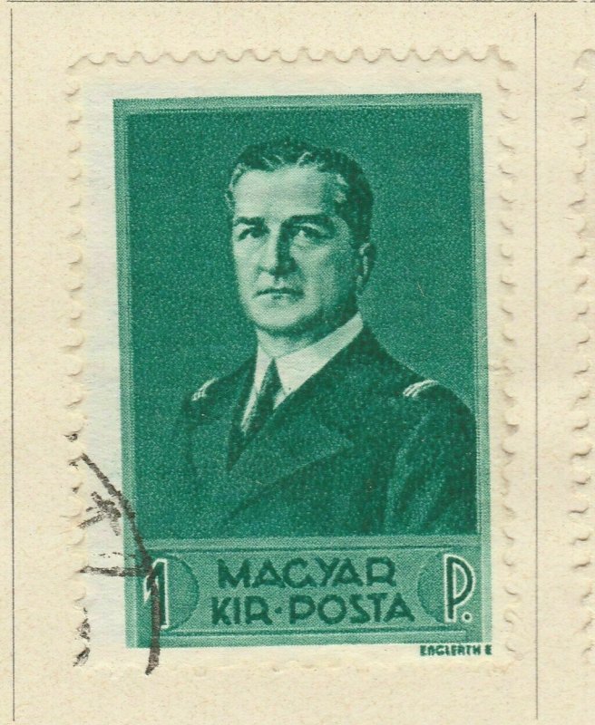1938 A6P10F135 Hungary 1d Used-