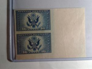 SCOTT # 771 DOUBLE LOOK AT THAT SELVAGE GEM MINT NEVER HINGED POST OFFICE FRESH