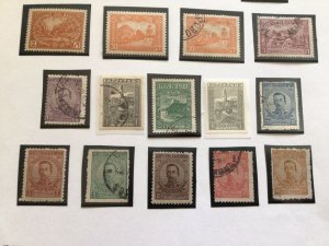 Bulgaria 1917 - 1920 mounted mint and used stamps album page Ref 61835