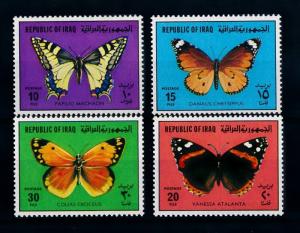 [71193] Iraq Irak 1980 Insects Butterflies  MNH