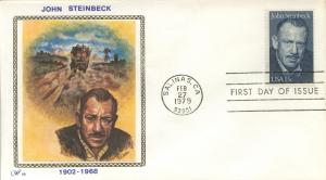 1979 John Steinbeck (Scott 1773) Western Silk FDC