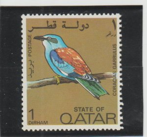 Qatar  Scott#  279  MH  (1972 European Roller)