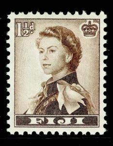 FIJI SG282, 1½d sepia, M MINT.