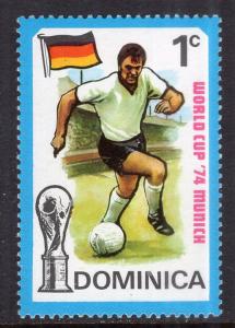 Dominica 396 Soccer MNH VF
