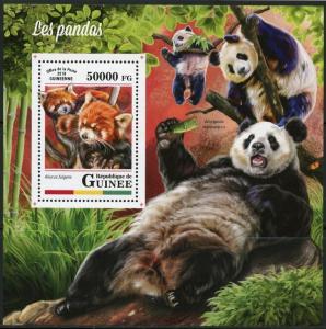 GUINEA 2018 PANDAS  S/S  MINT NEVER HINGED