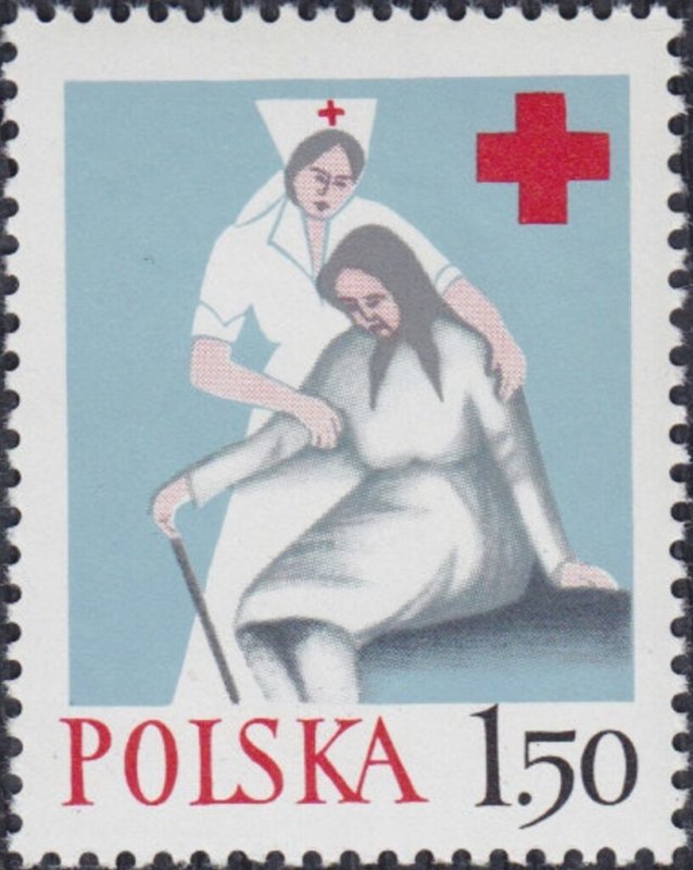 Poland 1977 MNH Stamps Scott 2196 Polish Red Cross Nurse