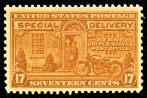 US E18 MNH VF 17 Cent Special Delivery Motorcycle Delivery