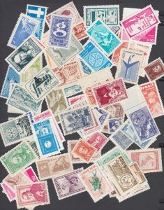 Brazil, 1950-60 postage & air mail issues, approx. 78 different, fresh, bright