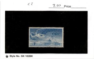 Ireland, Postage Stamp, #C2 Used, 1949 Airmail, Lough Derg (AQ)