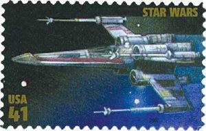 2007 41c Star Wars, 30th Anniversary, X-Wing Starfighter Scott 4143m Mint VF NH