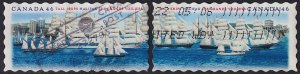 Canada - 2000 - Scott #1864-1865 - used - Tall Ships Race