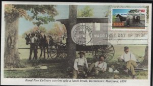 US  3090  FDC,   RFD     MYSTIC CACHETS