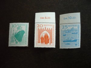 Stamps - Germany DDR - Scott# 390-392 - Mint Never Hinged Set of 3 Stamps