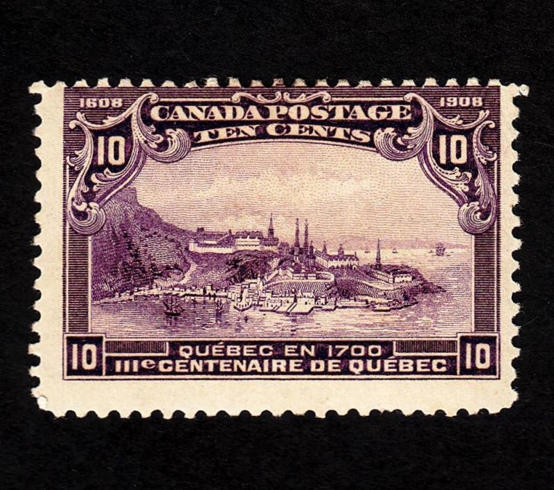 Canada  Scott #101 Québec Tercentenary Mint