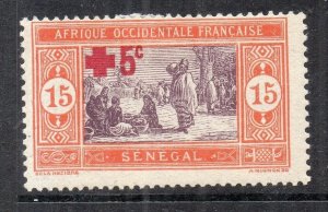 French Senegal 1918 Early Issue Fine Mint Hinged 5c. Surcharged NW-231099