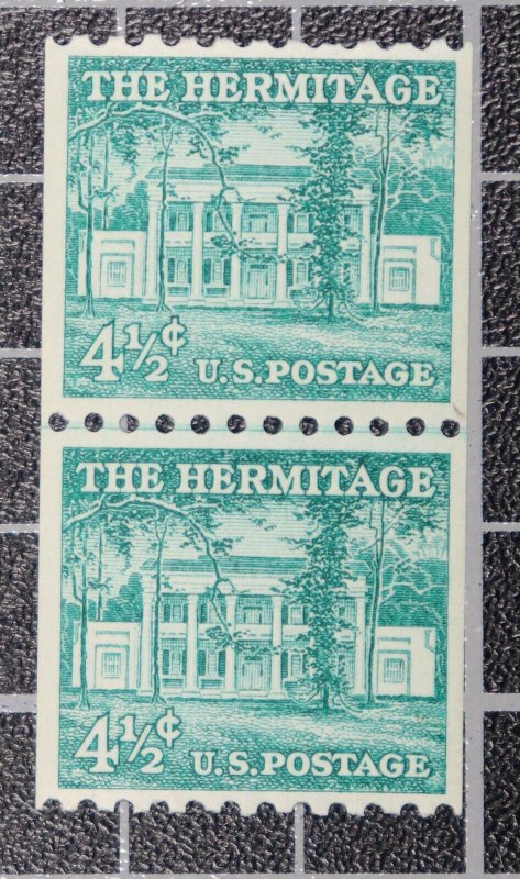 Scott 1059 - 4.5 Cents Hermitage - MNH - Joint Line Pair SCV $14.00