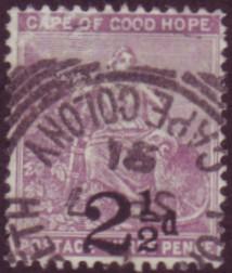 Cape of Good Hope #55 Used F-VF