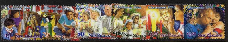 New Zealand 1237-42 MNH Christmas, Children, Nativity