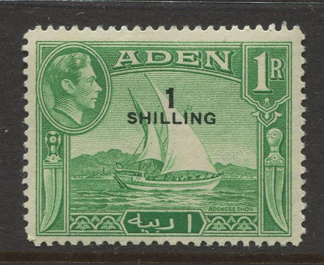 STAMP STATION PERTH Aden #43 KGVI Definitive Overprint Issue 1951 MLH CV$2.75.