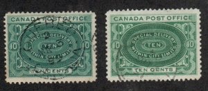 Canada E1 Used. Shade differences