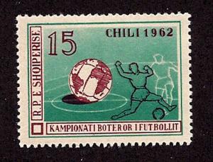 Albania - 1962-SC 628-H-World Soccer Championships