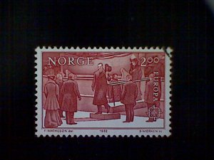 Norway (Norge), Scott #805 used (o), 1982, King Haakon VII, 2k, brown red