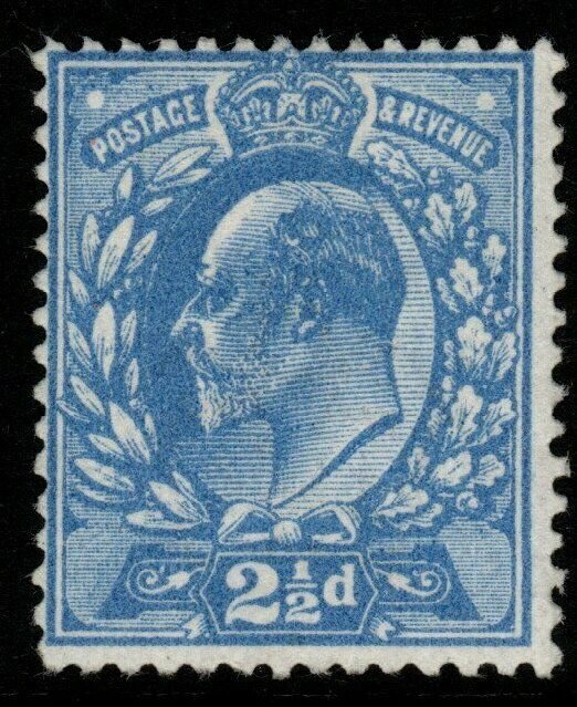 GB SGM17(1) 1911 2½d DEEP BRIGHT BLUE HARRISON p14 MNH