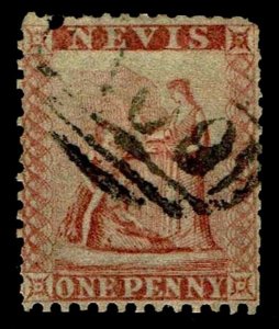 1861 Nevis #1 Medicinal Spring - Used - VF - CV$140.00 (ESP#3999)