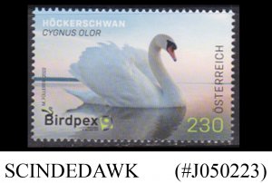 AUSTRIA - 2022 BIRDPEX 2022 - MUTE SWAN / BIRD - 1V - MINT NH