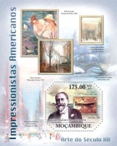 Mozambique - Impressionist Art -  Stamp S/S 13A-632