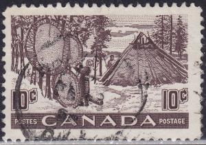 Canada 301 Drying Animal Hides 1950