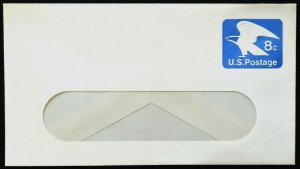 1971 US Sc. #U557 stamped window envelope, 8 cent mint entire, very nice