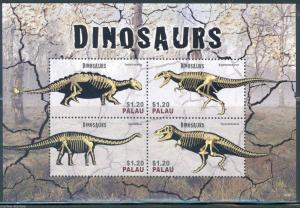 PALAU  2015  DINOSAURS SHEET II   MINT NH