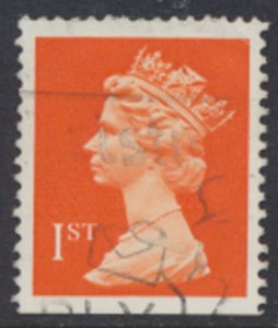 GB Machin 1st  SG 1512 SC#  MH186 FU  Bottom imperf see scan details  