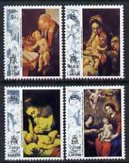 TRISTAN DA CUNHA - 1993 - Christmas Paintings - Perf 4v Set - Mint Never Hinged