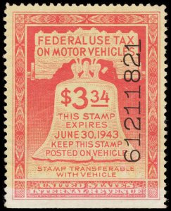 U.S. REV. MOTOR VEHICLE RV10  Mint (ID # 117673)