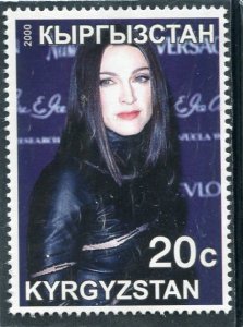 Kyrgyzstan 2000 MADONNA American Singer 1 value Perforated Mint (NH)